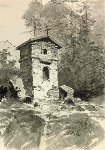 Roadside Shrine near Idrija by Ladislav Benesch